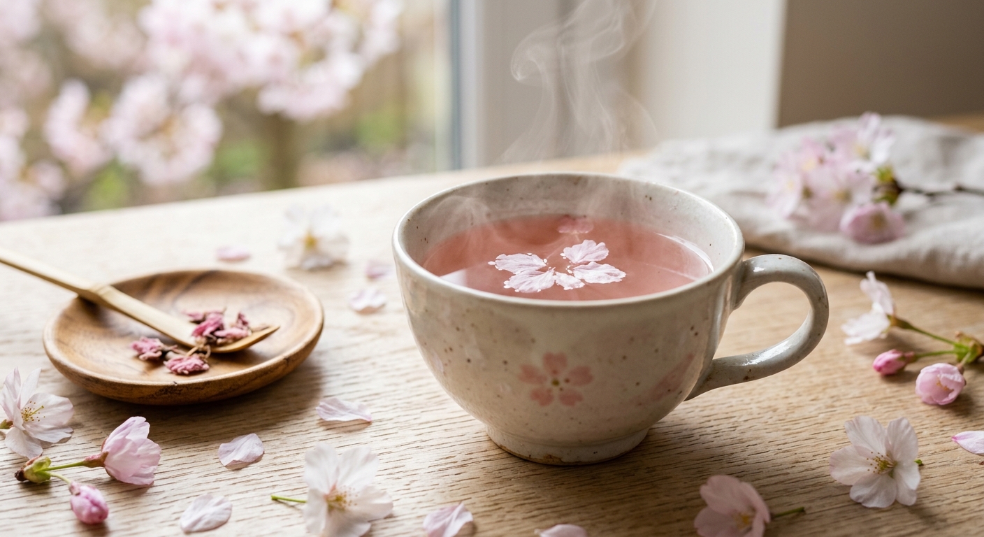 ホット桜茶