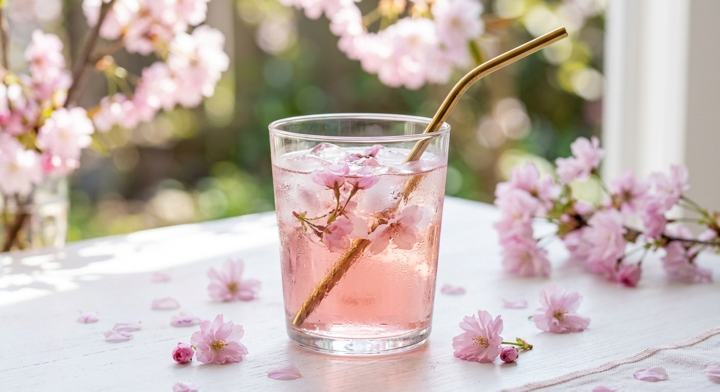 アイス桜茶